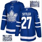 Darryl Sittler #27 Toronto Maple Leafs Player Men's Jersey Blue S M L XL XXL XXXL
