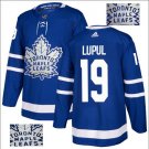 Joffrey Lupul #19 Toronto Maple Leafs Player Men's Jersey Blue S M L XL XXL XXXL