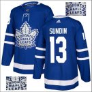 Mats Sundin #13 Toronto Maple Leafs Player Men's Jersey Blue S M L XL XXL XXXL