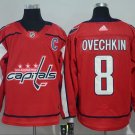 Alex Ovechkin #8 Washington Capitals Player Men's Jersey Red S M L XL XXL XXXL