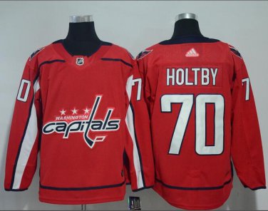 Braden Holtby #70 Washington Capitals Player Men's Jersey Red S M L XL XXL XXXL