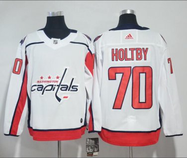 Braden Holtby #70 Washington Capitals Player Men's Jersey White S M L XL XXL XXXL