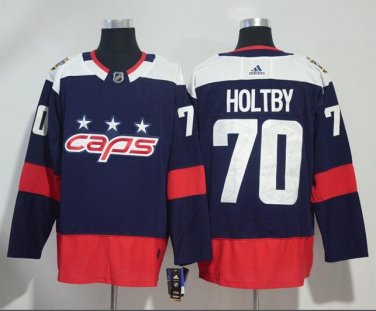 Braden Holtby #70 Washington Capitals Player Men's Jersey Blue S M L XL XXL XXXL