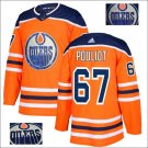 Benoit Pouliot #67 Edmonton Oilers Player Men's Jersey Orange S M L XL XXL XXXL