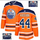 Zack Kassian #44 Edmonton Oilers Player Men's Jersey Orange S M L XL XXL XXXL