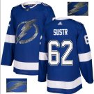 Andrej Sustr #62 Tampa Bay Lightning Player Men's Jersey Blue S M L XL XXL XXXL