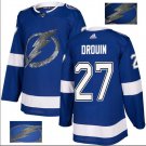 Jonathan Drouin #27 Tampa Bay Lightning Player Men's Jersey Blue S M L XL XXL XXXL