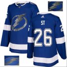 Martin St Louis #26 Tampa Bay Lightning Player Men's Jersey Blue S M L XL XXL XXXL