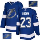 J.T. Brown #23 Tampa Bay Lightning Player Men's Jersey Blue S M L XL XXL XXXL