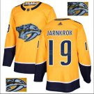Calle Jarnkrok #19 Nashville Predators Player Men's Jersey Gold S M L XL XXL XXXL