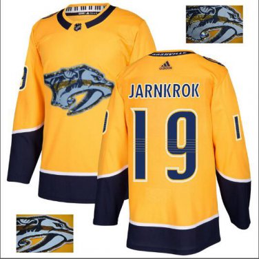 Calle Jarnkrok #19 Nashville Predators Player Men's Jersey Gold S M L XL XXL XXXL