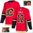 Jarome Iginla #12 Calgary Flames Player Men's Jersey Red S M L XL XXL XXXL
