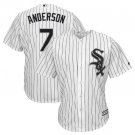 Tim Anderson #7 Chicago White Sox Cool Base Player Men's Jersey White M L XL XXL XXXL