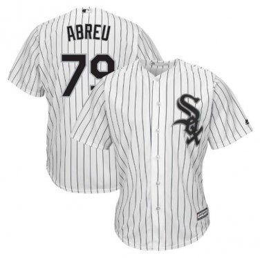 Jose Abreu #79 Chicago White Sox Cool Base Player Men's Jersey White M L XL XXL XXXL