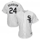 Matt Davidson #24 Chicago White Sox Cool Base Player Men's Jersey White M L XL XXL XXXL