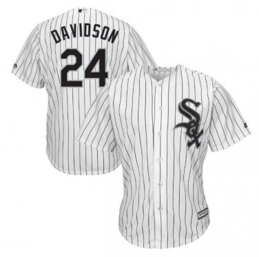 Matt Davidson #24 Chicago White Sox Cool Base Player Men's Jersey White M L XL XXL XXXL