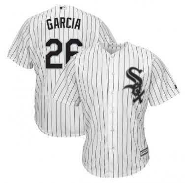 Avisail Garcia #26 Chicago White Sox Cool Base Player Men's Jersey White M L XL XXL XXXL