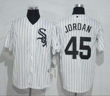 Michael Jordan #45 Chicago White Sox Cool Base Player Men's Jersey White M L XL XXL XXXL