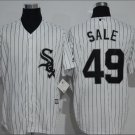 Chris Sale #49 Chicago White Sox Cool Base Player Men's Jersey White M L XL XXL XXXL