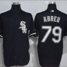 Jose Abreu #79 Chicago White Sox Cool Base Player Men's Jersey Black M L XL XXL XXXL