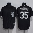 Frank Thomas #35 Chicago White Sox Cool Base Player Men's Jersey Black M L XL XXL XXXL