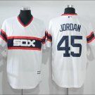 Michael Jordan #45 Chicago White Sox Cool Base Collection Player Men's Jersey White M L XL XXL XXXL