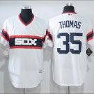 Frank Thomas #35 Chicago White Sox Cool Base Collection Player Men's Jersey White M L XL XXL XXXL
