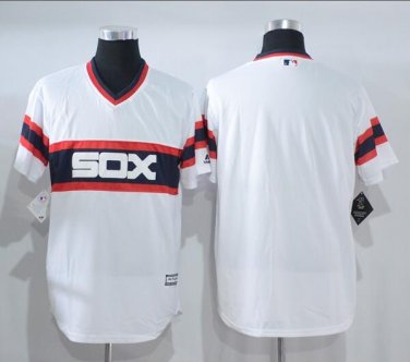 Chicago White Sox Cool Base Cooperstown Collection Player Men's Jersey White M L XL XXL XXXL