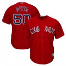 Mookie Betts #50 Boston Red Sox Cool Base Player Men's Jersey Scarlet M L XL XXL XXXL