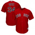 David Ortiz #34 Boston Red Sox Cool Base Player Men's Jersey Scarlet M L XL XXL XXXL