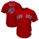Chris Sale #41 Boston Red Sox Cool Base Player Men's Jersey Scarlet M L XL XXL XXXL