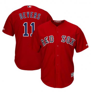 Rafael Devers #11 Boston Red Sox Cool Base Player Men's Jersey Scarlet M L XL XXL XXXL