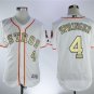 George Springer #4 Houston Astros 2018 Gold Program Cool Base Player Men's Jersey White M / XXXL
