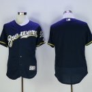 Milwaukee Brewers Cool Base Player Men's Jersey Navy M L XL XXL XXXL