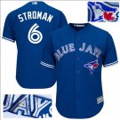 Marcus Stroman #6 Toronto Blue Jays Cool Base Player Men's Jersey Royal M L XL XXL XXXL