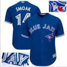 Justin Smoak #14 Toronto Blue Jays Cool Base Player Men's Jersey Royal M L XL XXL XXXL
