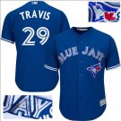 Devon Travis #29 Toronto Blue Jays Cool Base Player Men's Jersey Royal M L XL XXL XXXL