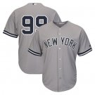 #99 New York Yankees Cool Base Player Men's Jersey Gray M L XL XXL XXXL