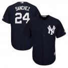 Gary Sanchez #24 New York Yankees Cool Base Player Men's Jersey Navy M L XL XXL XXXL
