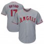 Shohei Ohtani #17 Los Angeles Angels Cool Base Player Men's Jersey Gray M L XL XXL XXXL