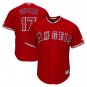 Shohei Ohtani #17 Los Angeles Angels Cool Base Player Men's Jersey Scarlet M L XL XXL XXXL