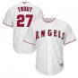 Mike Trout #27 Los Angeles Angels Cool Base Player Men's Jersey White M L XL XXL XXXL
