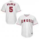 Albert Pujols #5 Los Angeles Angels Cool Base Player Men's Jersey White M L XL XXL XXXL
