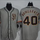 Madison Bumgarner #40 San Francisco Giants Cool Base Player Men's Jersey Gray M L XL XXL XXXL