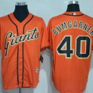 Madison Bumgarner #40 San Francisco Giants Cool Base Player Men's Jersey Orange M L XL XXL XXXL