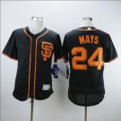 Willie Mays #24 San Francisco Giants Cool Base Player Men's Jersey Black M L XL XXL XXXL