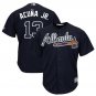 Ronald Acuña Jr. #13 Atlanta Braves Cool Base Player Men's Jersey Navy M L XL XXL XXXL