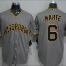 Starling Marte #6 Pittsburgh Pirates Cool Base Player Men's Jersey Gray M L XL XXL XXXL