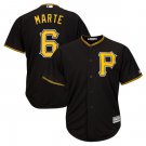 Starling Marte #6 Pittsburgh Pirates Cool Base Player Men's Jersey Black M L XL XXL XXXL