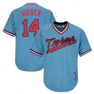 Kent Hrbek #14 Minnesota Twins Cool Base Cooperstown Men's Jersey Light Blue M L XL XXL XXXL